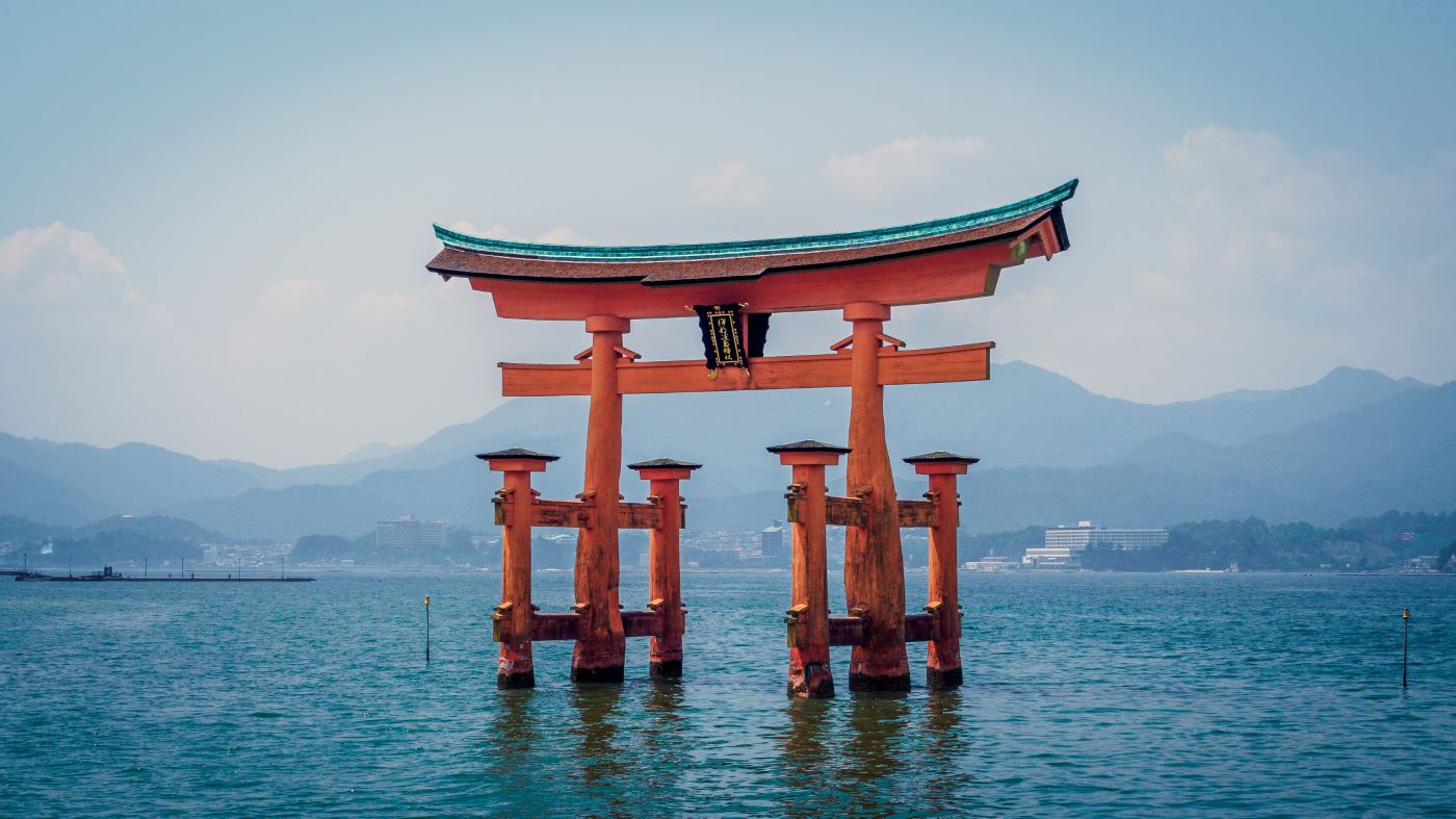 Itsukushima Torii At Miyajima Island